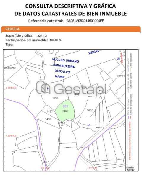 FINCA EDIFICABLE EN BORDONES - ENTORNO RURAL A UN PASO DEL MAR